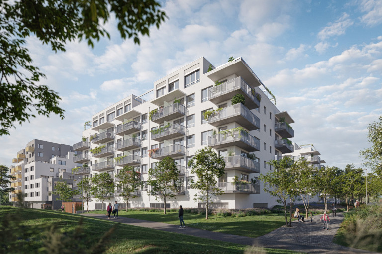 Malý háj XVI - družstevní bydlení v lokalitě Prahy 10 - Štěrboholy